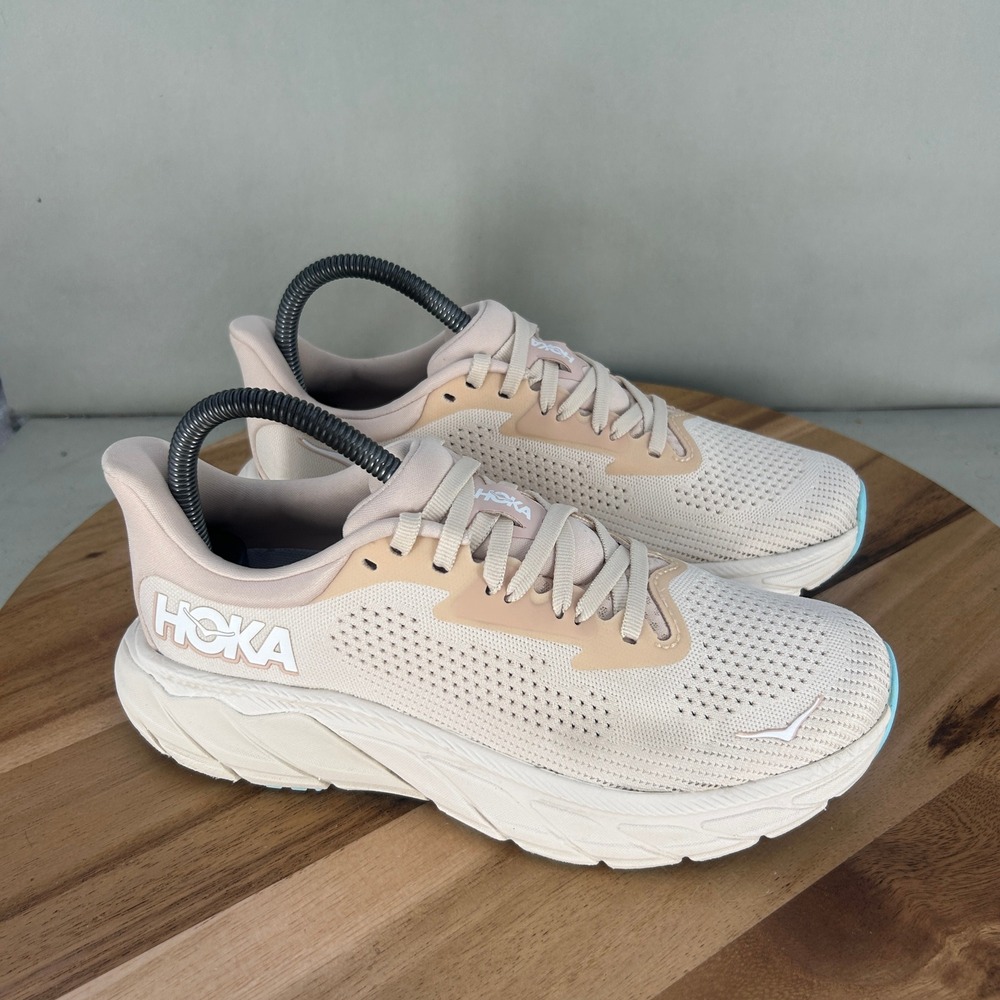 Hoka Arahi 7 Womens Running Shoes Vanilla Rose Mist 1147851 VRM Size 7 B